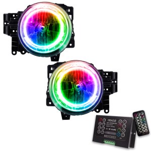 Toyota FJ Cruiser Headlight Assemblies - ORACLE Lighting - ColorSHIFT w/ 2.0 Controller - `07-`14